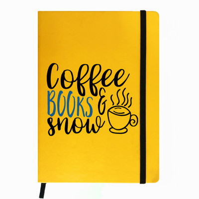 Hamee A5 Notebook(Designer Printed PU Leather Undated A5 Notebook Planner, Yellow)