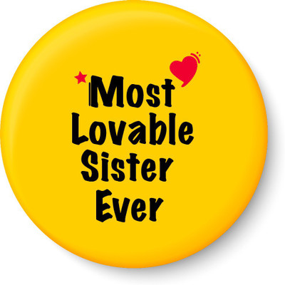 Peacockride Most Lovable Sister Ever Fridge Magnet Fridge Magnet Pack of 1(Multicolor)
Peacockride Most Lovable Sister Ever Fridge Magnet Fridge Magnet Pack of 1(Multicolor)