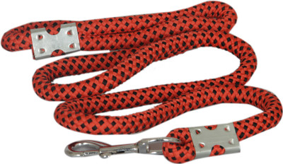 PET CLUB51 Standard Nylon Leash 22 mm Dog Collar & Leash(, Red