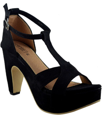 Leatherwood1 Women Black Heels