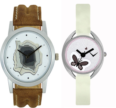 CM Couple Watch With Stylish And Designer Printed Dial Fast Selling L_V085 Watch - For Men & Women