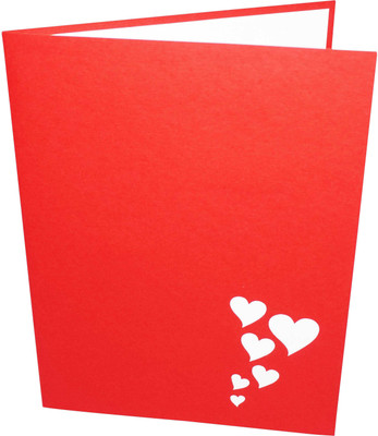Indifashion Love Statue Valentine's Day Greeting Card(Red, Pack of 1)
