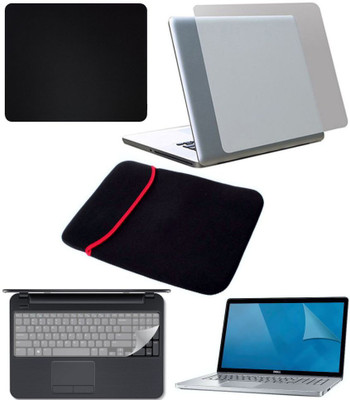 FineArts 5in1 Combo of Premium Quality Trink Crystal Clear Stretchable Transparent Skin for Laptop with Mouse Pad, Screen Protector Guard, Key Skin and Laptop Sleeve for 15.6 inches Combo Set
FineArts 5in1 Combo of Premium Quality Trink Crystal Clear Stretchable Transparent Skin for Laptop with Mouse Pad, Screen Protector Guard, Key Skin and Laptop Sleeve for 15.6 inches Combo Set