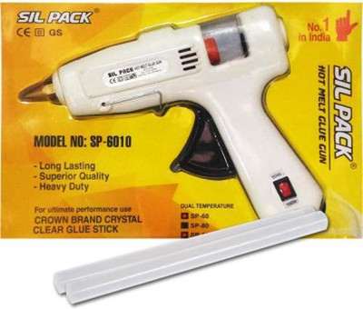 Silpack Glue Gun Multi Usable Combo Dual Temperature Corded Glue Gun(10 mm)