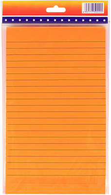 PIGLOO Self-Stick Sticky Note Pad 100 Sheets Ruled, 4 x 6 inch, Orange, 1 Colors(Orange)
PIGLOO Self-Stick Sticky Note Pad 100 Sheets Ruled, 4 x 6 inch, Orange, 1 Colors(Orange)