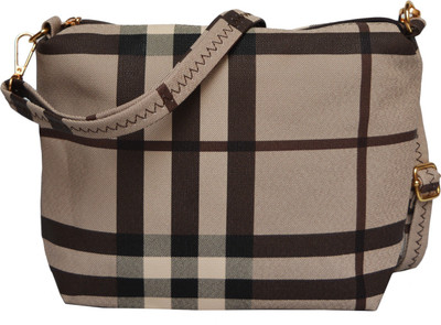 Fashion Knockout Girls Casual Beige Denim Sling Bag