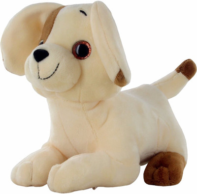 Hamleys Woody O'Time Animals Family White Squeeze Pet - Dog - 19 cm(White)