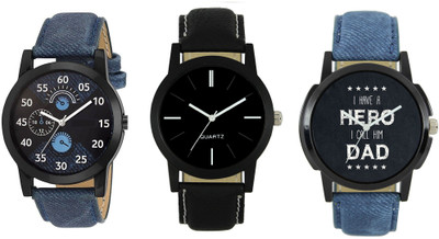 Om Designer Analogue Dial Watch Leather Strap Combo Pack of 3 Watch - For Men
Om Designer Analogue Dial Watch Leather Strap Combo Pack of 3 Watch - For Men