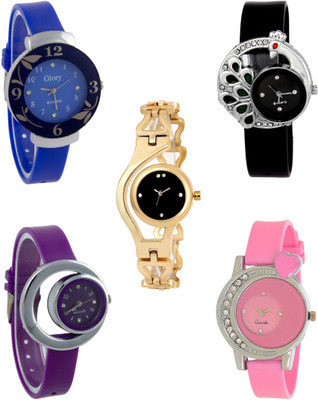 Keepkart 0048 Stylish Multicolour Dial With Golden Chain Beautiful Watches Combo For Woman And Girls Watch - For Women
Keepkart 0048 Stylish Multicolour Dial With Golden Chain Beautiful Watches Combo For Woman And Girls Watch - For Women