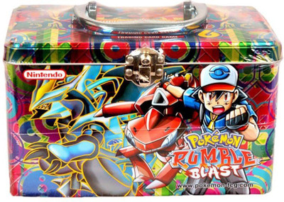 Assemble Pokemon Trading cards Game Rumble Blast Tin Box.(Multicolor)