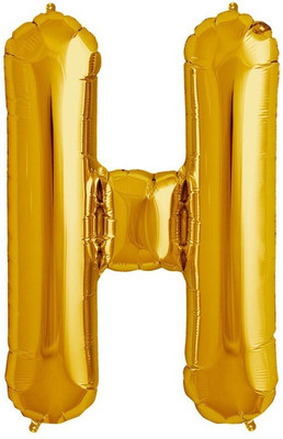Balloons Solid 13884 Airwalker(Gold, Pack of 1)