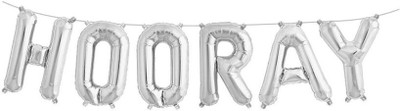 Balloons Solid 13974 Airwalker(Silver, Pack of 1)