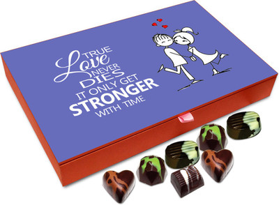 Chocholik Gift Box - True Love Never Dies Chocolate Box - 12pc Truffles(144 g)
Chocholik Gift Box - True Love Never Dies Chocolate Box - 12pc Truffles(144 g)