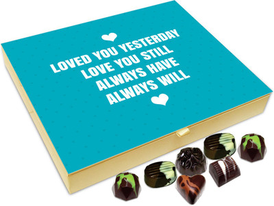 Chocholik Gift Box - I Will Always Love You Chocolate Box - 20pc Truffles(240 g)
Chocholik Gift Box - I Will Always Love You Chocolate Box - 20pc Truffles(240 g)