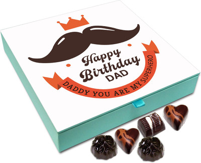 Chocholik Gift Box - Happy Birthday Dad You Are MY Superhero Chocolate Box - 9pc Truffles(108 g)
Chocholik Gift Box - Happy Birthday Dad You Are MY Superhero Chocolate Box - 9pc Truffles(108 g)