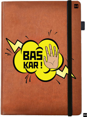 Hamee A5 Notebook(Designer Printed Brown Leather A5 Notebook - 200 pages, A5 size Bas Kar, Brown)
Hamee A5 Notebook(Designer Printed Brown Leather A5 Notebook - 200 pages, A5 size Bas Kar, Brown)