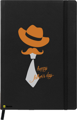 Hamee A5 Notebook(Designer Printed Black Leather A5 Notebook - 200 pages, A5 size Father's Day 2, Black)
Hamee A5 Notebook(Designer Printed Black Leather A5 Notebook - 200 pages, A5 size Father's Day 2, Black)