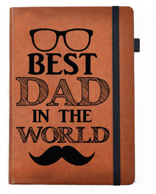 Hamee A5 Notebook(Designer Printed Brown Leather A5 Notebook - 200 pages, A5 size Best dad in the World, Brown)
Hamee A5 Notebook(Designer Printed Brown Leather A5 Notebook - 200 pages, A5 size Best dad in the World, Brown)