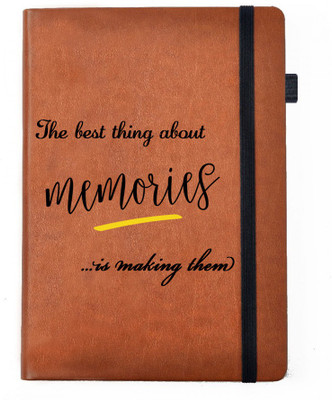 Hamee A5 Notebook(Designer Printed Brown Leather A5 Notebook - 200 pages, A5 size Memories, Brown)
Hamee A5 Notebook(Designer Printed Brown Leather A5 Notebook - 200 pages, A5 size Memories, Brown)