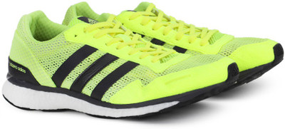 ADIDAS ADIZERO ADIOS M Running Shoes For Men(Green, Syello/utiblk/ftwwht
ADIDAS ADIZERO ADIOS M Running Shoes For Men(Green, Syello/utiblk/ftwwht