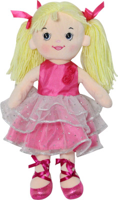 Soft Buddies Foxy Doll Dark Pink - 30 cm(Multicolor)