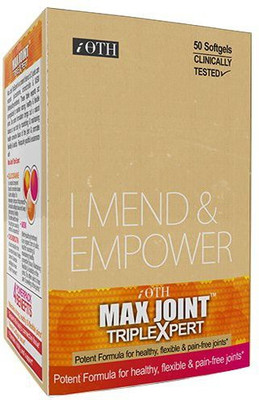 iOTH Max Joint TriplExpert - Glucosamine + Chondroitin + MSM (Methylsulfonylmethane) - Best Professional Joint Support -For Extensive Joint and Cartilage Rejuvenation With Enhanced Flexibility And Mobility - 50 Softgels(50 mg)
iOTH Max Joint TriplExpert - Glucosamine + Chondroitin + MSM (Methylsulfonylmethane) - Best Professional Joint Support -For Extensive Joint and Cartilage Rejuvenation With Enhanced Flexibility And Mobility - 50 Softgels(50 mg)