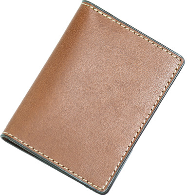 GEMELLO Men Brown Genuine Leather Wallet(8 Card Slots)