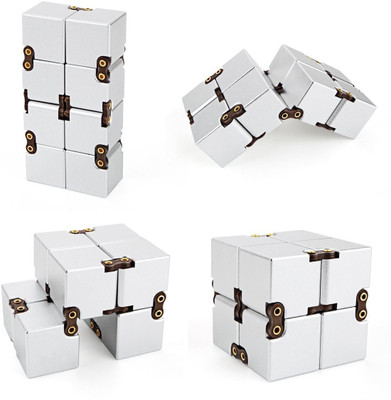 VibeX ® Infinity Fidget Cube, Cubier Anti-Anxiety Stress Relief Attention and Relaxing Dice Toy EDC ADD ADHD for Children and Adults(Silver)
VibeX ® Infinity Fidget Cube, Cubier Anti-Anxiety Stress Relief Attention and Relaxing Dice Toy EDC ADD ADHD for Children and Adults(Silver)