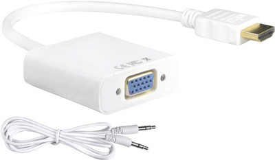 Oxyura HDMI to VGA Cable(Compatible with Mobile, Laptop, Tablet, Mp3, Gaming Device, White)
Oxyura HDMI to VGA Cable(Compatible with Mobile, Laptop, Tablet, Mp3, Gaming Device, White)