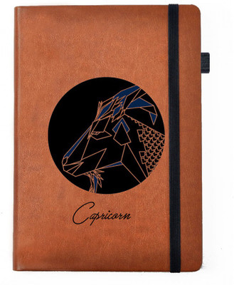 Hamee A5 Notebook(Designer Printed Brown Leather A5 Notebook - 200 pages, A5 size Zodiac Capricorn, Brown)
Hamee A5 Notebook(Designer Printed Brown Leather A5 Notebook - 200 pages, A5 size Zodiac Capricorn, Brown)