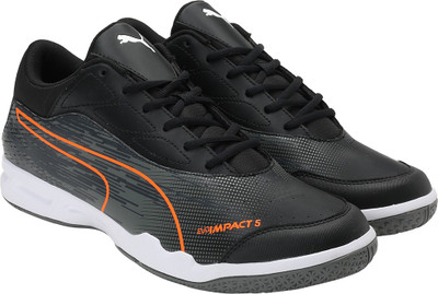 Puma evoIMPACT 5.3 Badminton Shoes For Men(Black, Puma black-asphalt-shocking orange
Puma evoIMPACT 5.3 Badminton Shoes For Men(Black, Puma black-asphalt-shocking orange