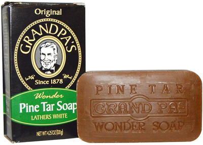 Grandpa's Wonder Pine Tar Soap 3.25 Ounce(120 g)