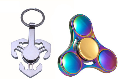 Emob UFO Rainbow & Anchor Shining Chrome Pendent Fidget Keychain Hand Spinner Toy-Combo(Multicolor)
Emob UFO Rainbow & Anchor Shining Chrome Pendent Fidget Keychain Hand Spinner Toy-Combo(Multicolor)