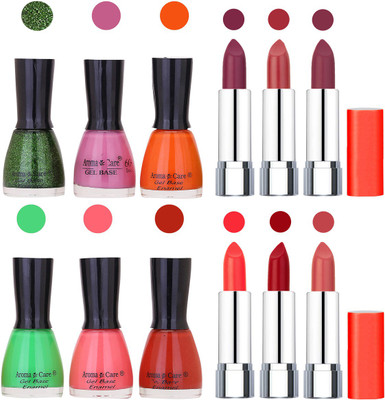 Aroma Care Wholesale Rate Combo of Nail Polish and Rythm Lipstick 034(Set of 12)
Aroma Care Wholesale Rate Combo of Nail Polish and Rythm Lipstick 034(Set of 12)