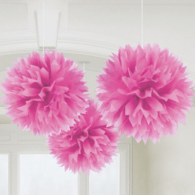 PARTY PROPZ Pink Fluffy Pom Pom - 3 g