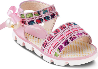 KITTENS Girls Velcro Flats(Pink