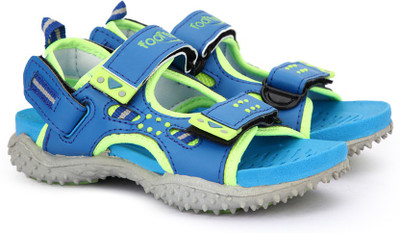 Footfun by Liberty Boys & Girls Velcro Sports Sandals(Blue