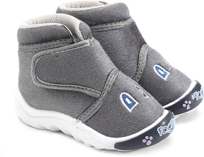Footfun by Liberty Boys & Girls Strap Moccasins(Grey