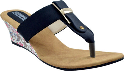 Leatherwood1 Women Black Wedges