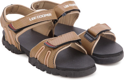 Lee Cooper Men BROWN_BEIGE Sports Sandals