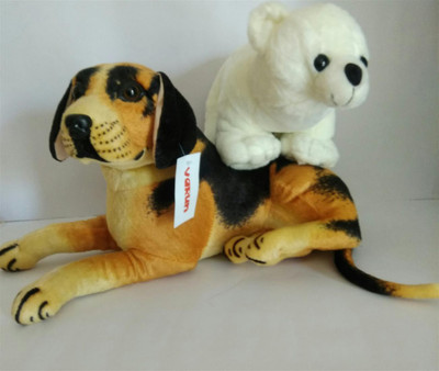 ZICA COMBO OF DOG AND POLAR BEAR - 60 cm(Multicolor)