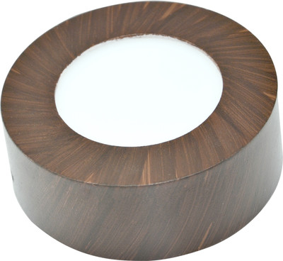 Active 8 Watts Wooden Led Surface Flush Mount Ceiling Lamp