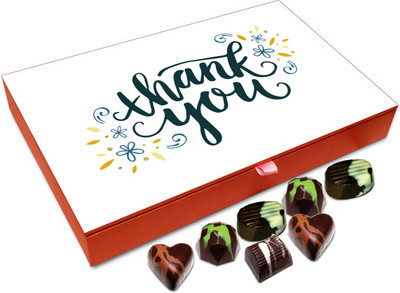 Chocholik Gift Box - Thank You My Friend For All That You Have Done Chocolate Box - 12pc Truffles(144 g)
Chocholik Gift Box - Thank You My Friend For All That You Have Done Chocolate Box - 12pc Truffles(144 g)