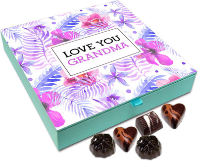 Chocholik Gift Box - Love You Too Much Grandma Chocolate Box - 9pc Truffles(108 g)
Chocholik Gift Box - Love You Too Much Grandma Chocolate Box - 9pc Truffles(108 g)