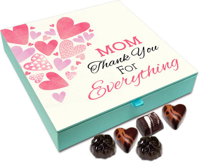 Chocholik Gift Box - Mom Thank You For Everything Chocolate Box - 9pc Truffles(108 g)
Chocholik Gift Box - Mom Thank You For Everything Chocolate Box - 9pc Truffles(108 g)