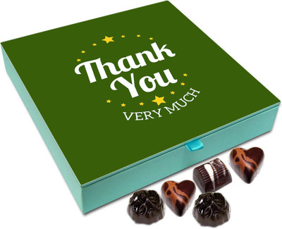 Chocholik Gift Box - Thank You Very Much For Your Support Chocolate Box - 9pc Truffles(108 g)
Chocholik Gift Box - Thank You Very Much For Your Support Chocolate Box - 9pc Truffles(108 g)
