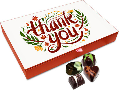 Chocholik Gift Box - Thank You For All That You Have Done So Far Chocolate Box - 12pc Truffles(144 g)
Chocholik Gift Box - Thank You For All That You Have Done So Far Chocolate Box - 12pc Truffles(144 g)