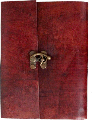 Crafts A5 Diary(Embossed leather diary, Brown)