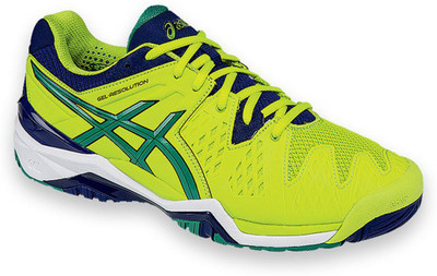 Asics GEL-RESOLUTION Running Shoes For Men(Green