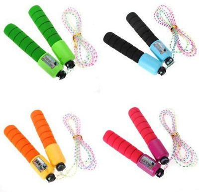 K kudos Enterprise Skipping Rope With Counter Anti slip Rubber Grip & Adjustable Length Skip Freestyle Skipping Rope(Multicolor, Length: 25 inch)
K kudos Enterprise Skipping Rope With Counter Anti slip Rubber Grip & Adjustable Length Skip Freestyle Skipping Rope(Multicolor, Length: 25 inch)